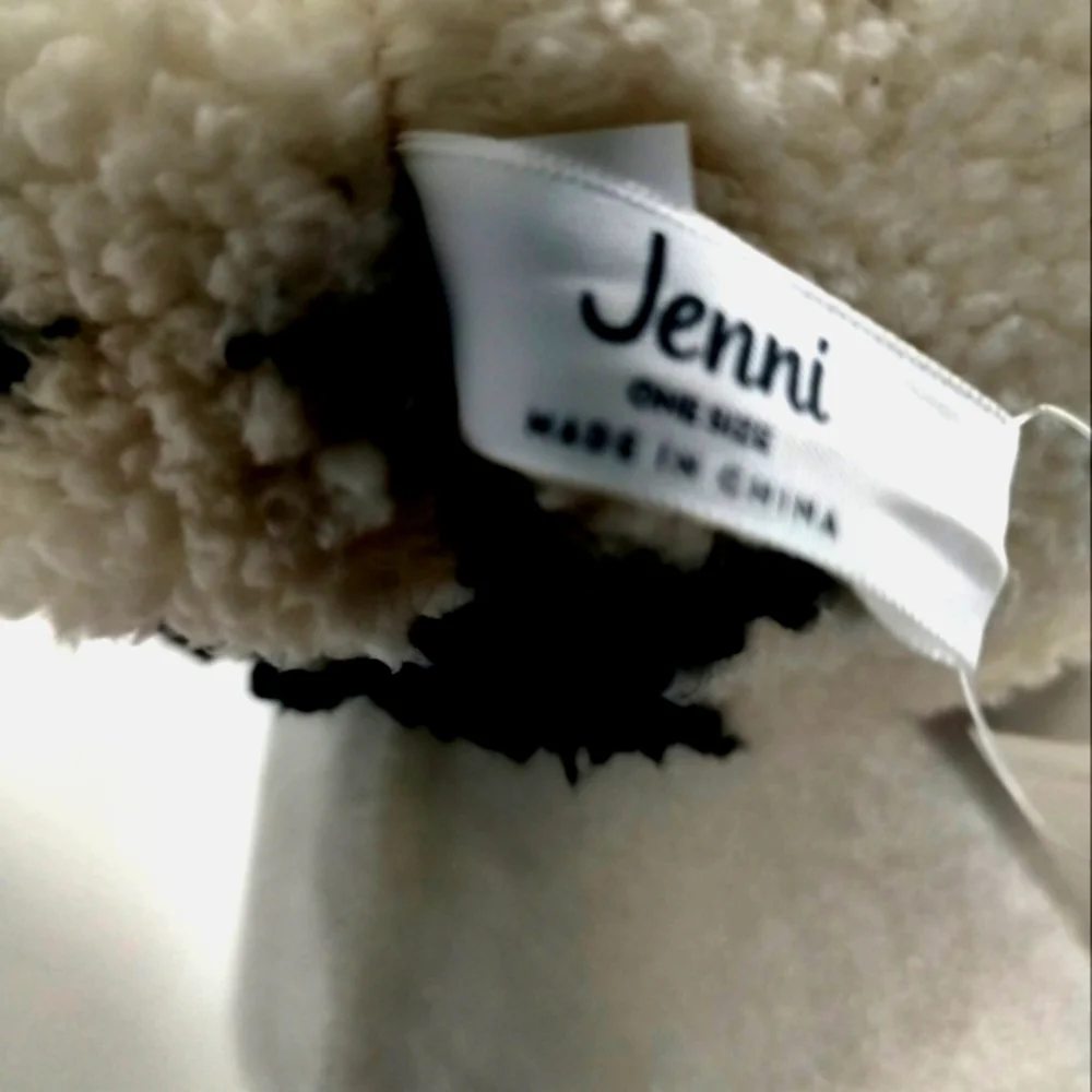 Jenni Cowl Scarf Black Stars